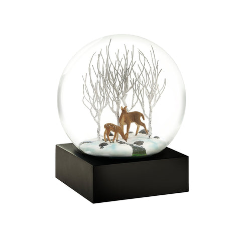COOL SNOW GLOBE DEER IN WOODS CS122-DEER
