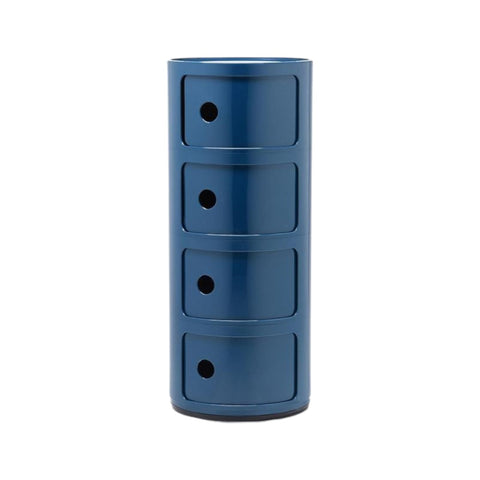CONTENITORE 4 ELEMENTI 04985/15 KARTELL BLUE