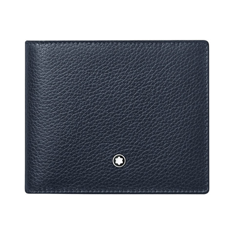 "MONTBLANC SOFT GRAIN BLUE WALLET ART. 127945"
