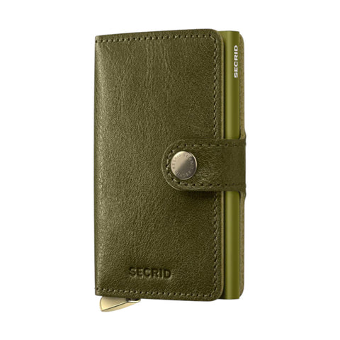 PORTAFOGLIO PREMIUM MINIWALLET BASCO MBC-OLIVE SECRID
