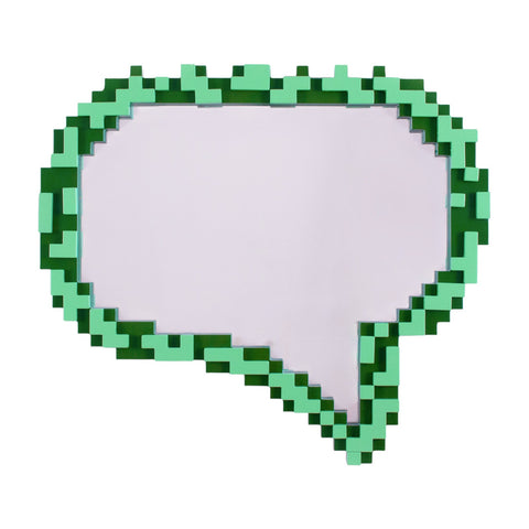SPECCHIO MESSAGE 72X66 CM 17058 GREEN SELETTI