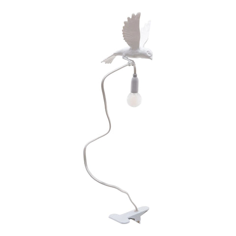 "SELETTI SPARROW LANDING RESIN USB LAMP ART. 15310"