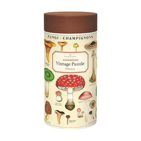 VINTAGE PUZZLE 1000 PZ 55X70 MUSHROOMS PZL/MUSH CAVALLINI & CO MULTICOLOR