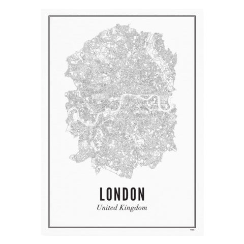 POSTER LONDON CITY 40X50 4911.9100 WIJCK.