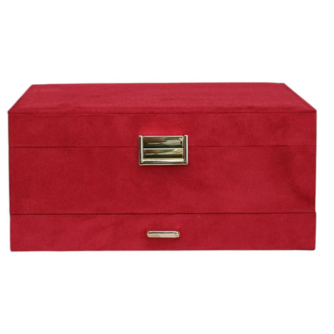 PORTAGIOIE DENISE VELLUTO ART. SCAR-DENIS2-VROU MAISON SCARLETT ROSSO