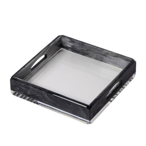 VASSOIO DYLAN 30X30 MARIOLUCA GIUSTI GRIGIO