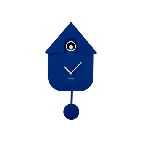 OROLOGIO WALL CLOCK MODERN CUCKOO ART. KA5768BL DARK BLUE