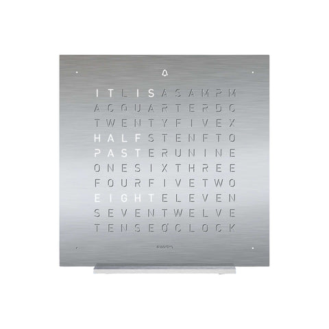 QLOCKTWO TOUCH 13,5X13,5 CM FULL METAL