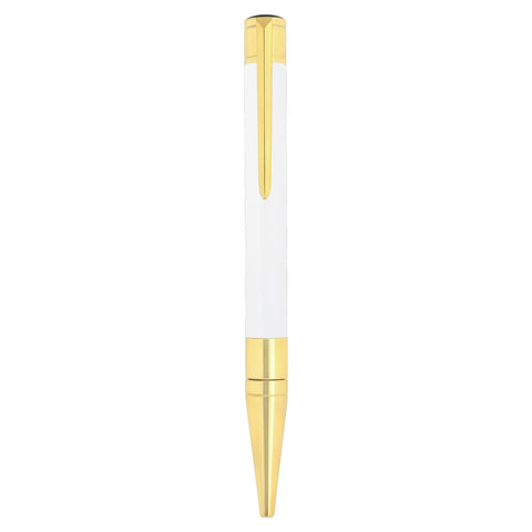 PENNA A SFERA WI INITIAL BP 275217 S.T. DUPONT WHITE/GOLDEN