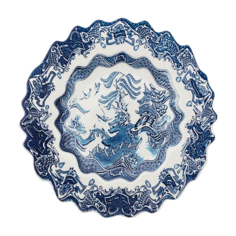 PIATTO DESSERT CLASSIC ON ACID Cm.21,3 h.2,8-WILLOWAVE ART. 11232 SELETTI