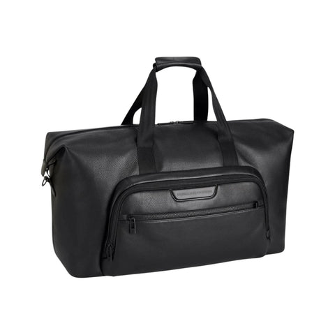 BORSONE WEEKENDER ROADSTER LEATHER EVO OLH01009 BLACK PORSCHE DESIGN