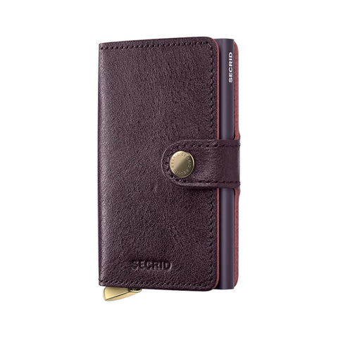 PORTAFOGLIO PREMIUM MINIWALLET BASCO  BORDEAUX SECRID