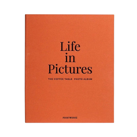 PHOTO ALBUM LIFE IN PICTURES ORANGE ART. PW00878 PRINTWORKS