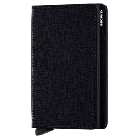 PORTAFOGLIO SLIMWALLET CRISPLE BLACK SECRID