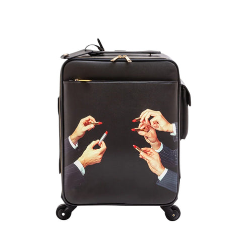 "SELETTI TROLLEY TOILETPAPER LIPSTICKS BLACK ART 03010"