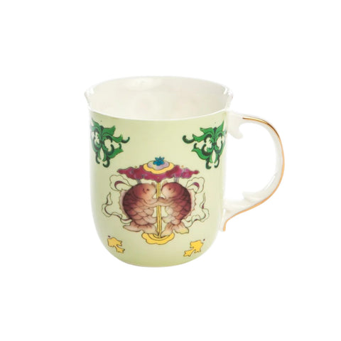 TAZZA PORCELLANA CM 8,5 H 10 ANASTASIA 09751 SELETTI MULTICOLOR