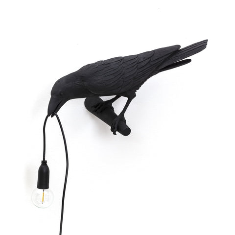 LAMPADA BIRD LEFT 14737 SELETTI BLACK