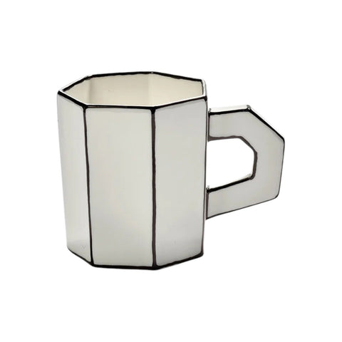 TEA CUP 2 PZ ART. B0125004-008 WHITE BLACK SERAX