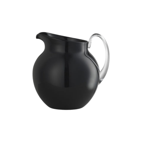 MARIO LUCA GIUSTI BLACK ENAMEL BALL JUG