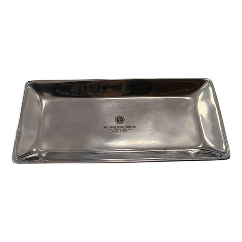 PIATTO RETTANGOLARE L ART. 862886U828 SPALDING SILVER