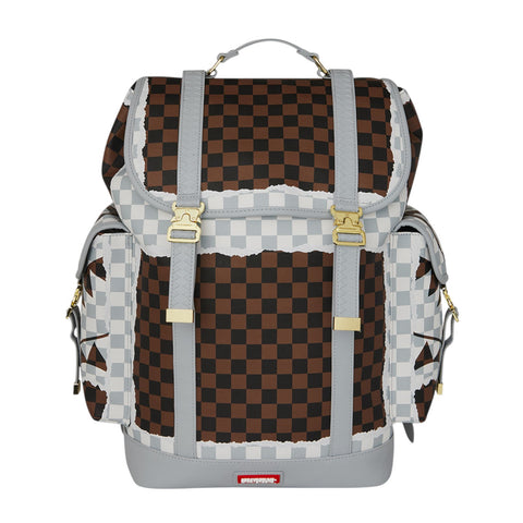 CARTELLA CREAM BROWN TEAR CHECK MONTECARLO ART. 910B8292NSZ SPRAYGROUND