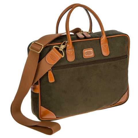 BRIC'S LIFE BRIEFCASE 378 OLIVE ART BLF15133.378