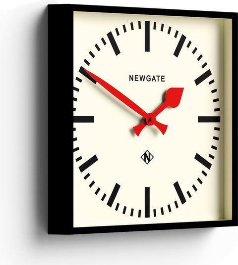 WALL CLOCK NUMBER FIVE RAILWAY BLACK & RED NUMFIV390KFR NEWGATE MULTICOLOR