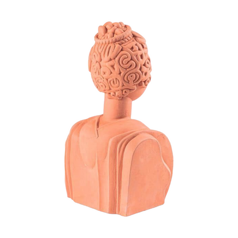 BUSTO IN TERRACOTTA POPPEA SELETTI CM 24X20 H 44 ART 11513