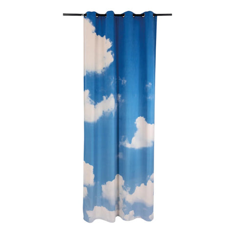 TENDA IN POLIESTERE RIGHT CM. 140X280 CLOUDS ART. 02416 SELETTI BLUE