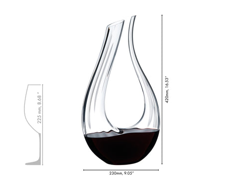 DECANTER HANDMADE AMADEO MAGNUM 1500 CCM 1756/24 RIEDEL TRANSPARENT