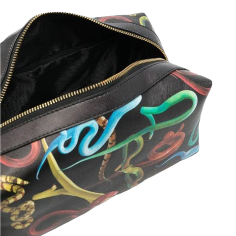 WASHBAG TOILETPAPER SELETTI CM 25.5X12.5X12 SNAKES 02593