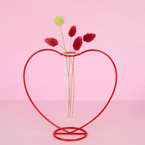 VASO LOVE SILHOUETTE 28184 RED BALVI