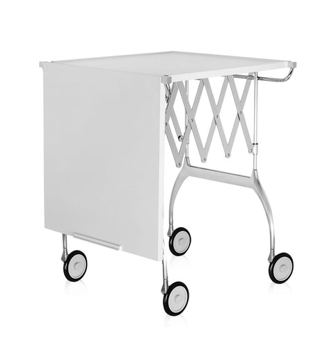CARRELLO BATTISTA ACCIAIO CROMATO-BIANCO ART 04460/03 KARTELL WHITE