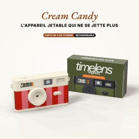 FOTOCAMERA ART. TL0116 CREAM CANDY TIME LENS