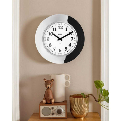 OROLOGIO PARETE ALESSI MOMENTO 11 SILVER