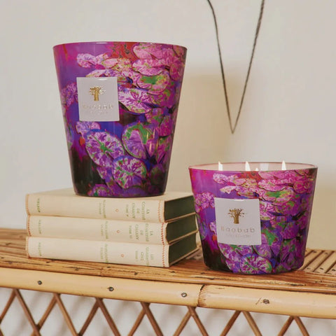CANDLE ARTY FLOWERS WATER LILY MAX16 AFLI BAOBAB