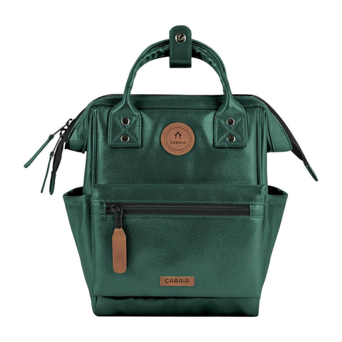 ZAINO EXTRA SMALL LUCERNE DARK GREEN IRIDESCENT GASTON LUGA