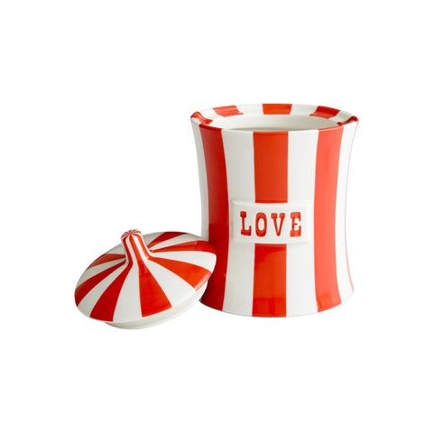 VICE CANISTER LOVE ART. 30784 JONATHAN ADLER RED