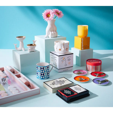 SET DI CARTE EDEN LACQUER CARD SET ART. 30840 BLACK/WHITE JONATHAN ADLER