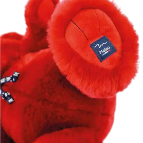 PELUCHE L'OURS MAILOU 35 CM MA0194 MAILOU  ROUGE