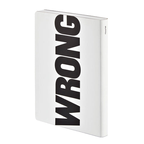 NOTEBOOK GRAPHIC L WRITE - WRONG 52224 NUUNA WHITE