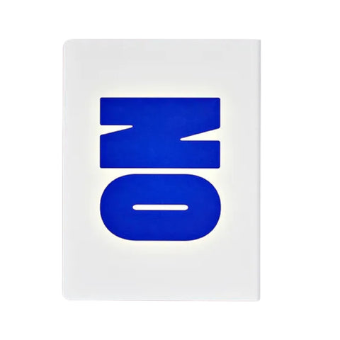 NOTEBOOK GRAPHIC L YES - NO 52293 NUUNA WHITE