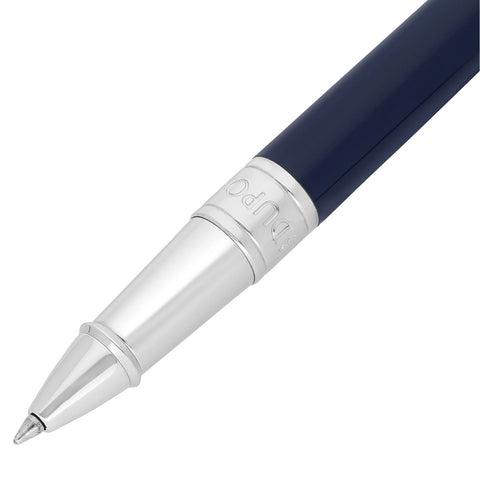 PENNA ROLLER INITIAL 272205  BLEU-CHROME S.T. DUPONT
