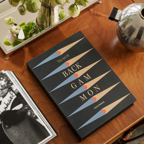 GIOCO ART OF BACKGAMMON PW00757 PRINTWORKS ATHRACITE BLACK