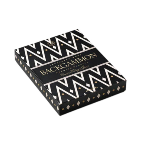 GIOCO LACQUERED BACKGAMMON PW00772 PRINTWORKS BLACK