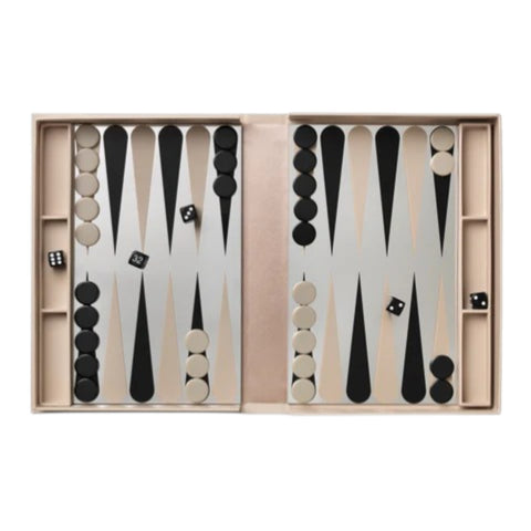 GIOCO BACKGAMMON MIRROR PW00789 BAIGE PRINTWORKS