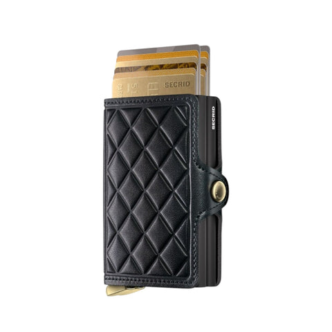 PREMIUM TWINWALLET EMBOSS DIAMOND BLACK SECRID