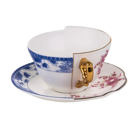 SELETTI HYBRID ZENOBIA TEA CUP AND SAUCER