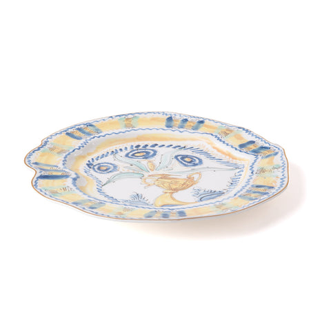 PIATTO PIANO CLASSIC ON ACID Cm.28 - SPANISH MAIOLICA ART 11202 SELETTI