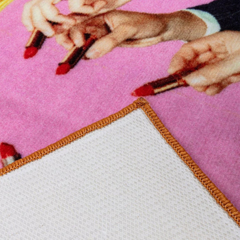 TAPPETO BAGNO TOILETPAPER HOME 60X90 18184 LIPSTICKS ROSA SELETTI